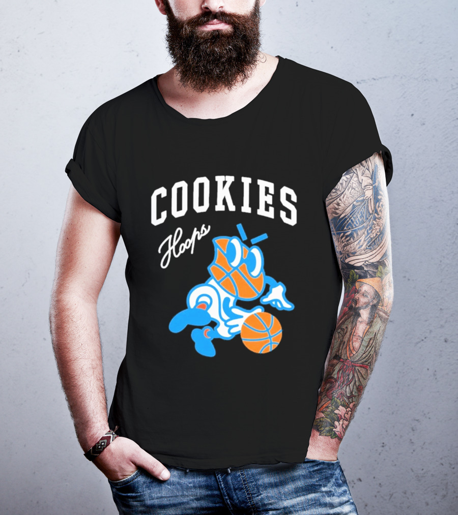 Cookies Hoops Basketball Cartoon Character Streetwear T-Shirt