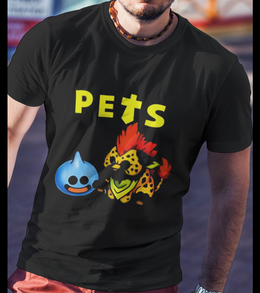 Dragon Quest Pets Slime And Great Sabrecat T-Shirt