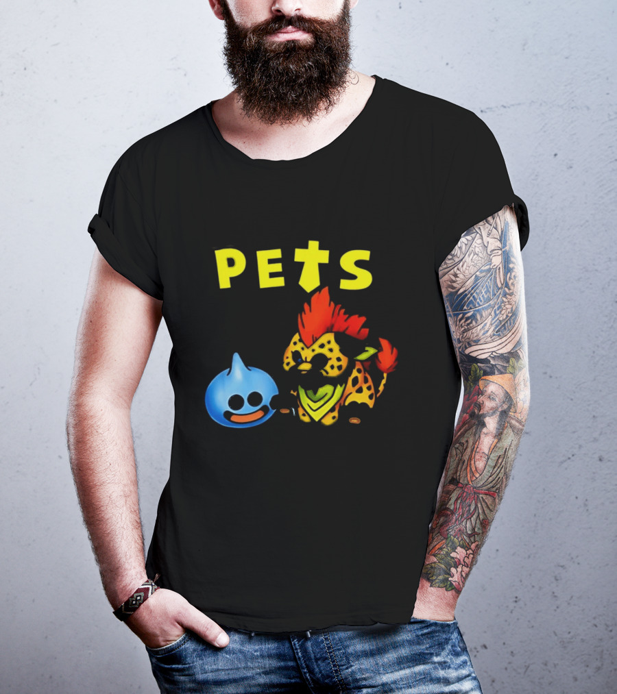 Dragon Quest Pets Slime And Great Sabrecat T-Shirt