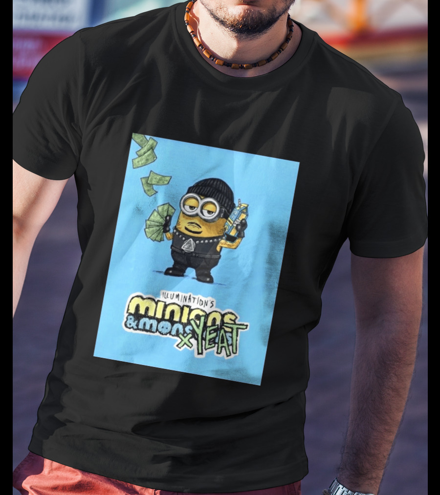 Illumination's Minions & Minions X Yeat Million Dollar Minion T-Shirt