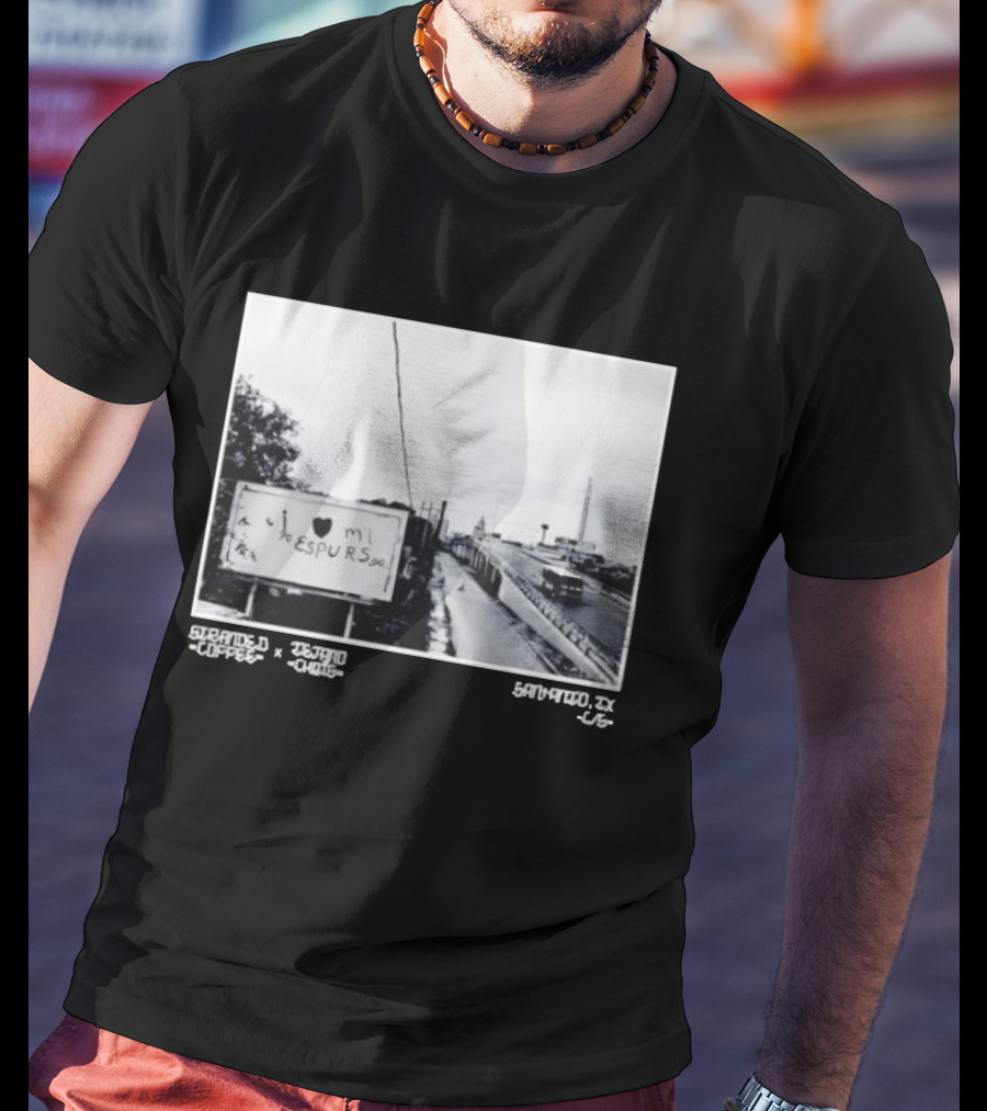 I Love Mi Espurs San Antonio Spurs Texas Granger Coffee Scene T-Shirt