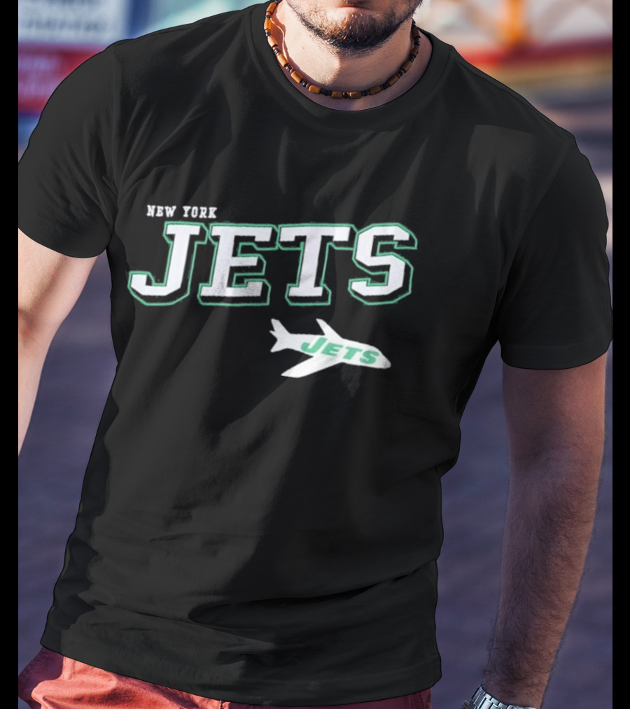 New York Jets Team Spirit Black T-Shirt