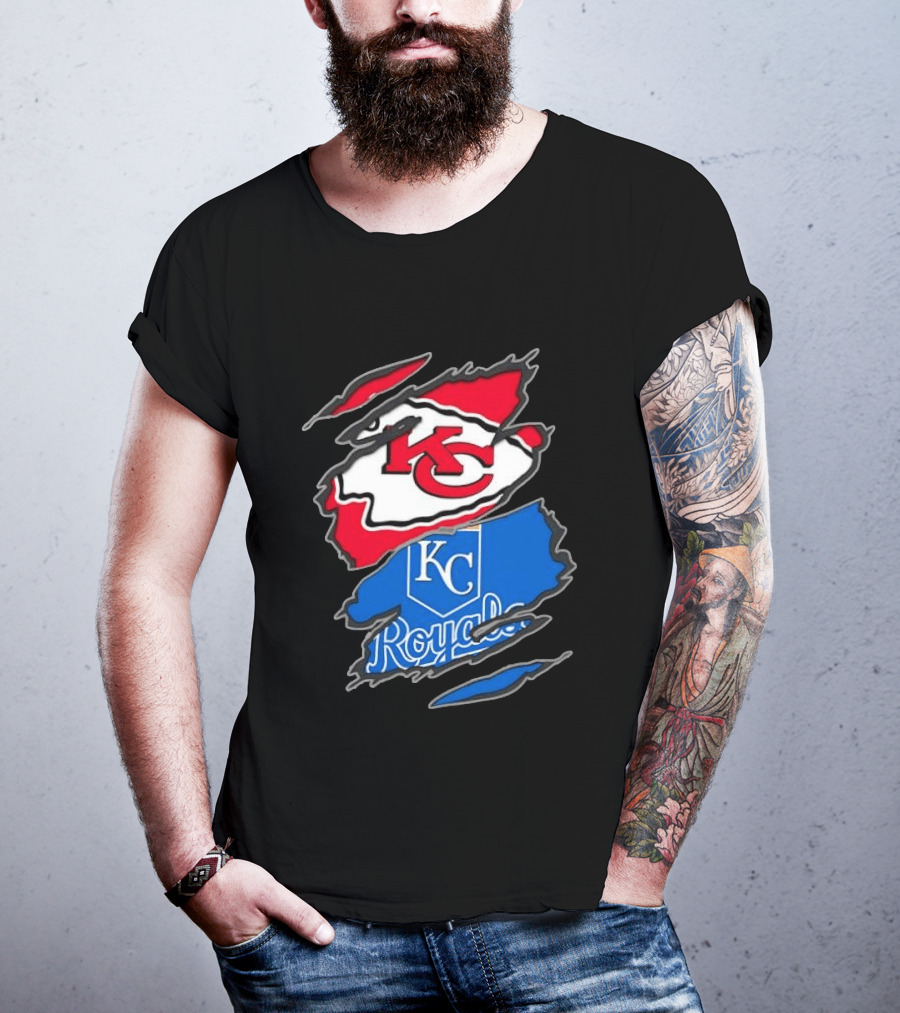 Kansas City Chiefs KC Kansas City Royals MLB Royals KC T-Shirt