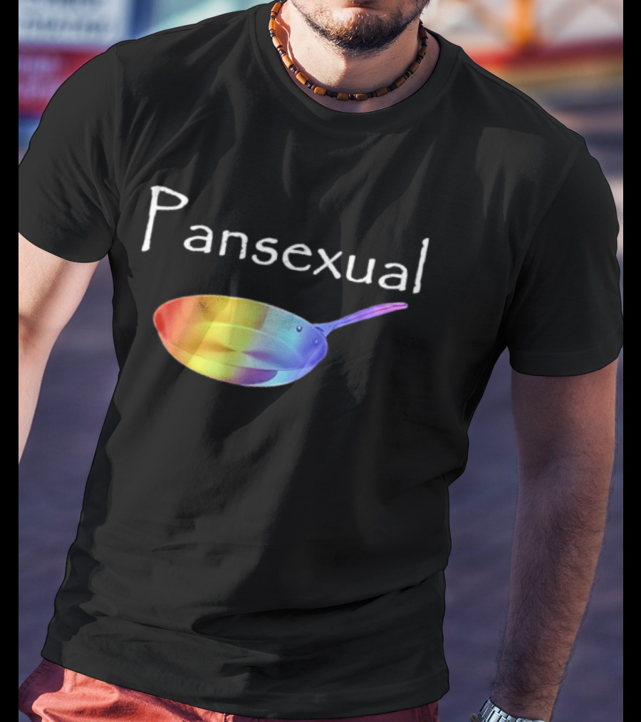 Pansexual Pan Rainbow Pride LGBTQIA Equality Colorful Identity Fun T-Shirt
