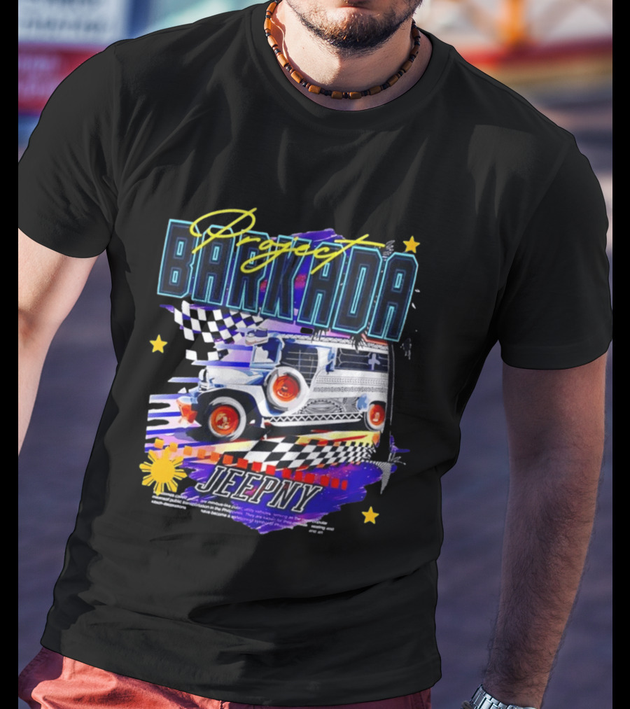 Project Barkada Jeepny Philippines Colorful Public Transport Culture T-Shirt