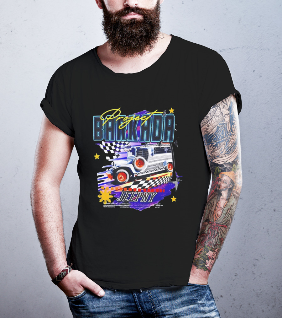 Project Barkada Jeepny Philippines Colorful Public Transport Culture T-Shirt