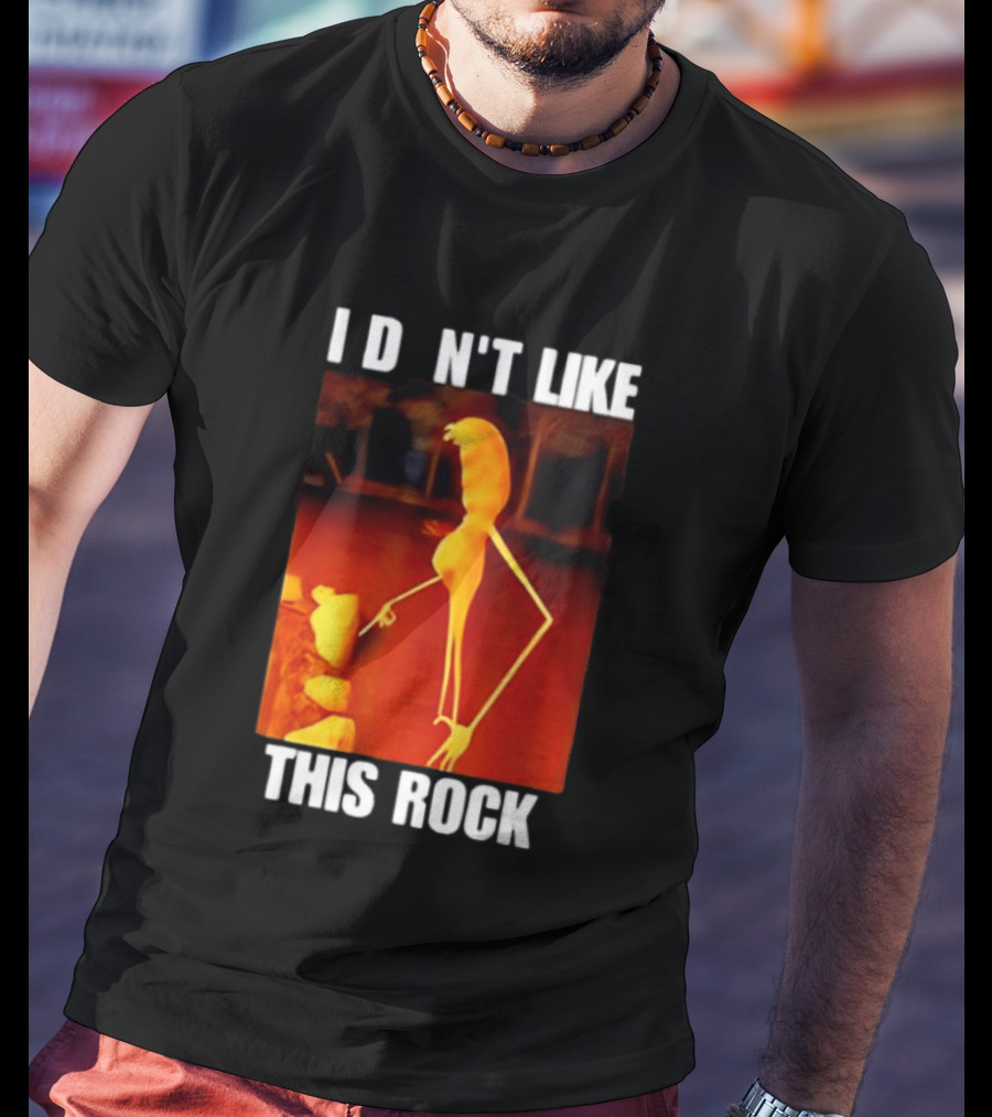 Salad Fingers I Don't Like This Rock Surreal Horror Meme T-Shirt