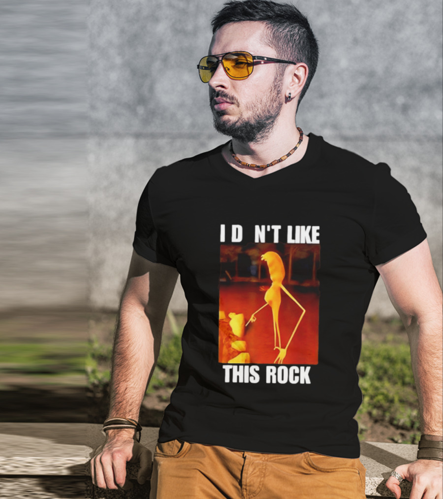 Salad Fingers I Don't Like This Rock Surreal Horror Meme T-Shirt