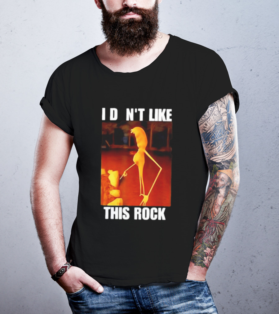 Salad Fingers I Don't Like This Rock Surreal Horror Meme T-Shirt