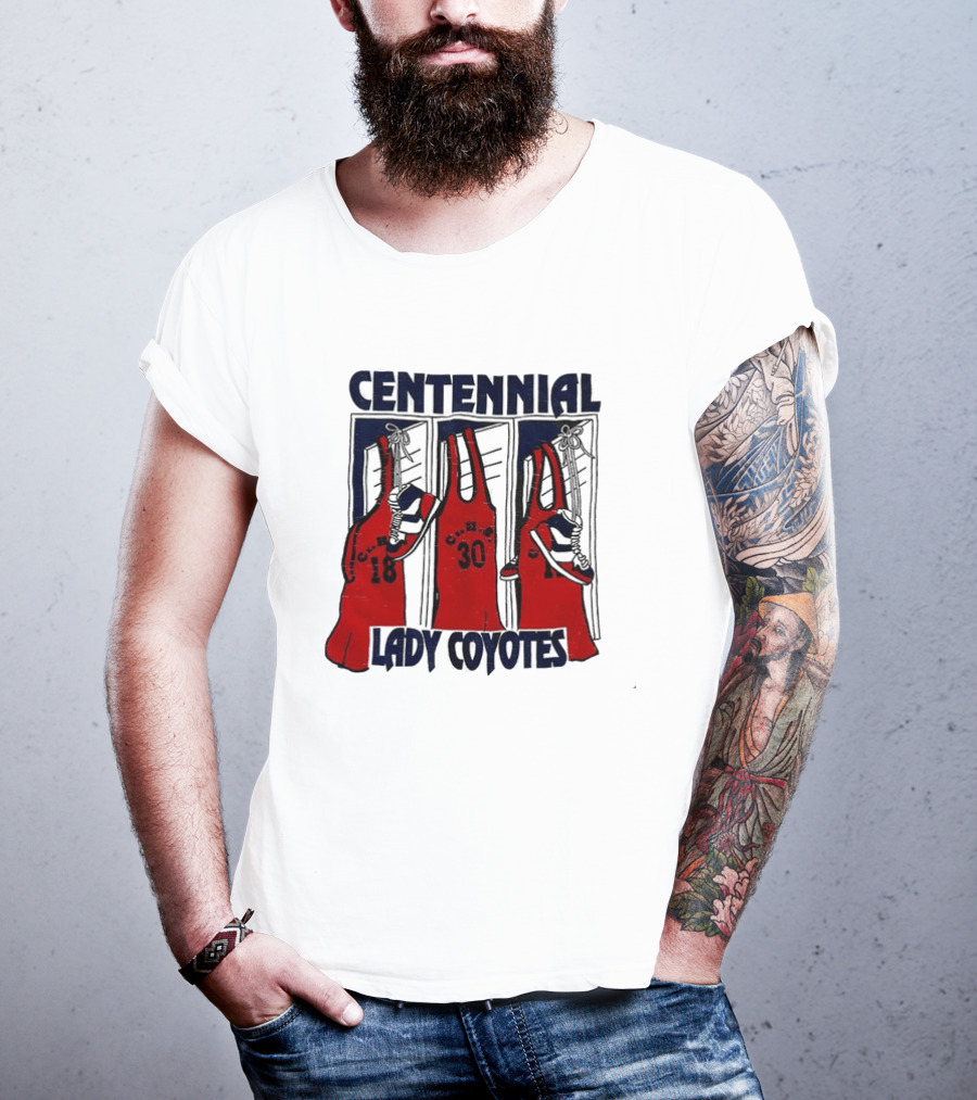 Centennial Lady Coyotes Basketball Team Jerseys With Numbers 18 30 T-Shirt
