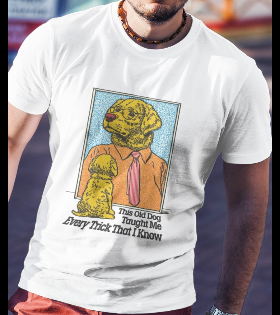Mac Demarco This Old Dog Taught Me Every Trick That I Know Cartoon Dogs In Mirror T-Shirt