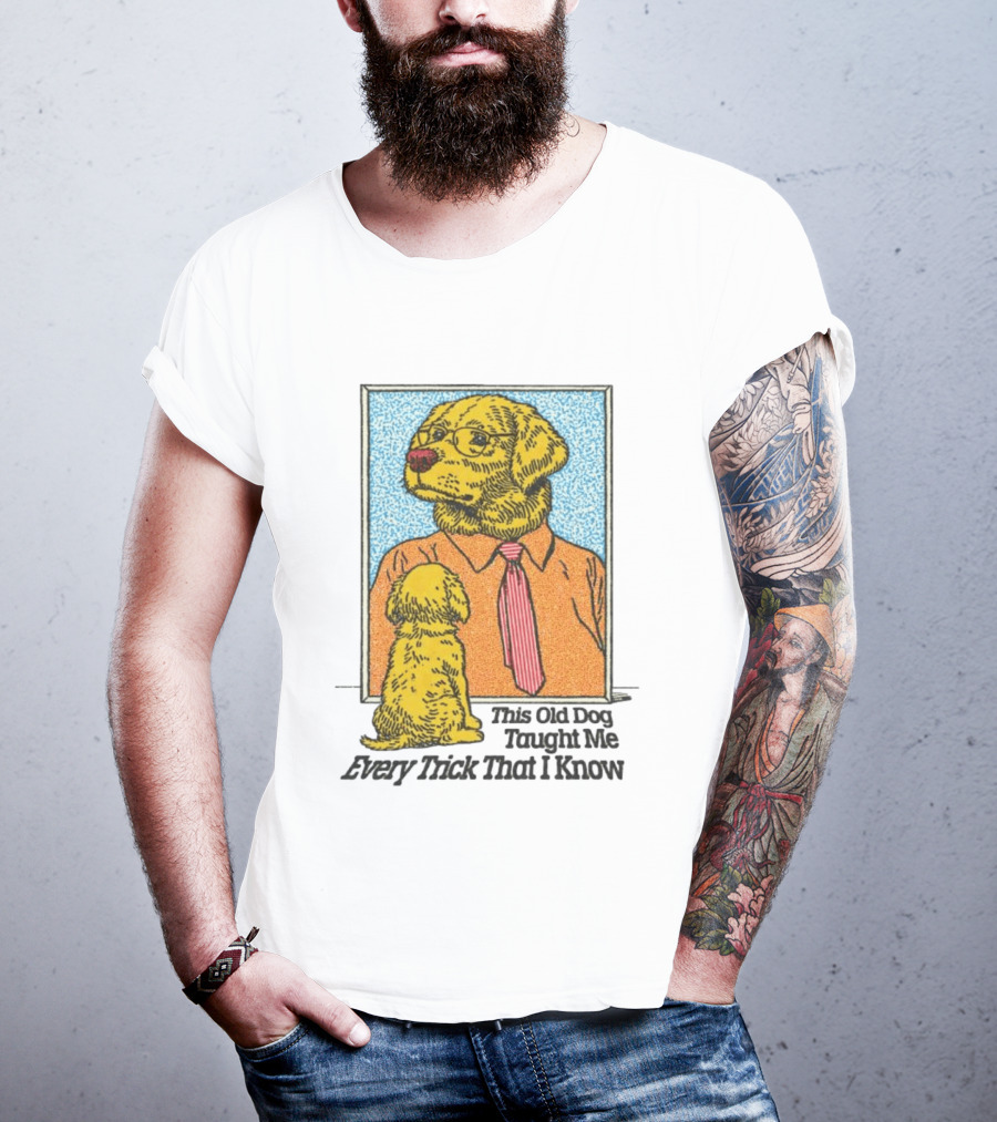 Mac Demarco This Old Dog Taught Me Every Trick That I Know Cartoon Dogs In Mirror T-Shirt