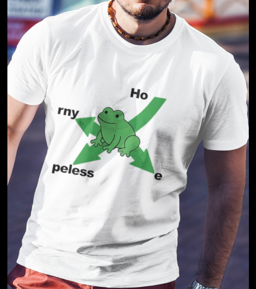 Ho Rn Y Peless Frog Directional E T-Shirt
