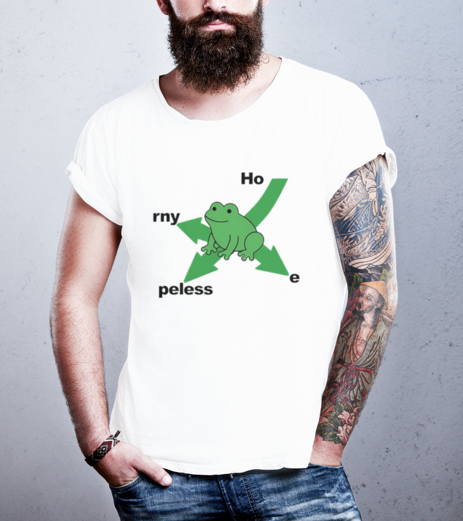 Ho Rn Y Peless Frog Directional E T-Shirt