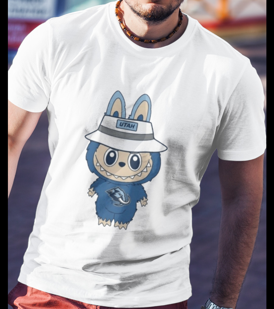 Utah Mammoth Cute Furry Character With Hat T-Shirt