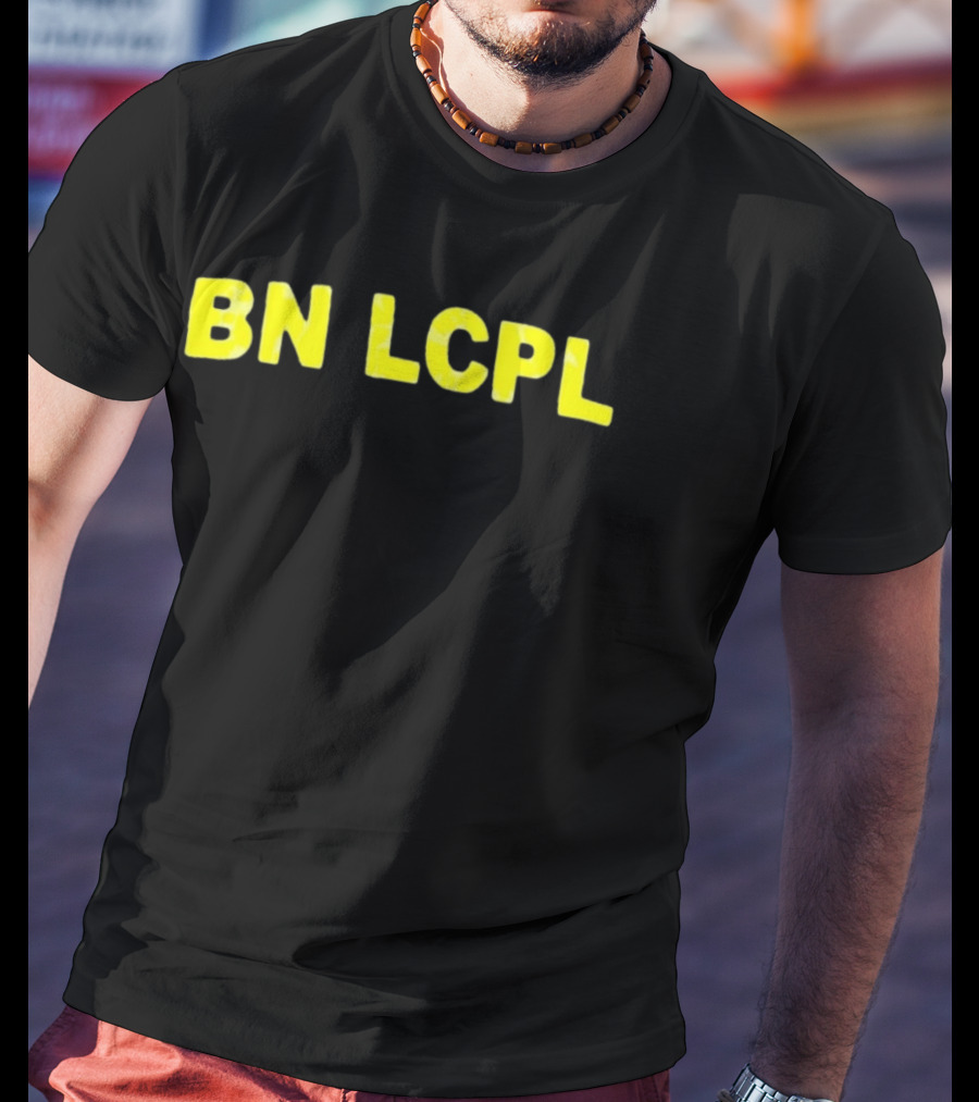 BN LCPL Bold Yellow Block Letters T-Shirt
