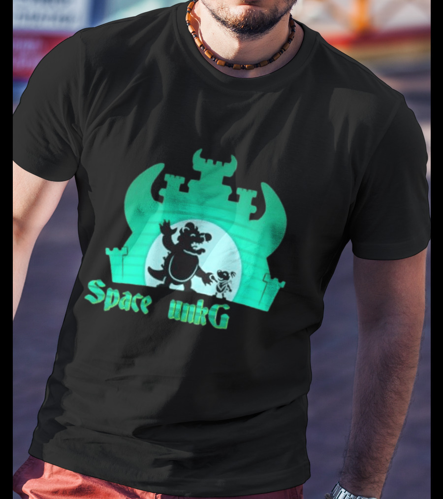 Bowser And Bowser Jr Super Mario Space Junk Galaxy Castle T-Shirt