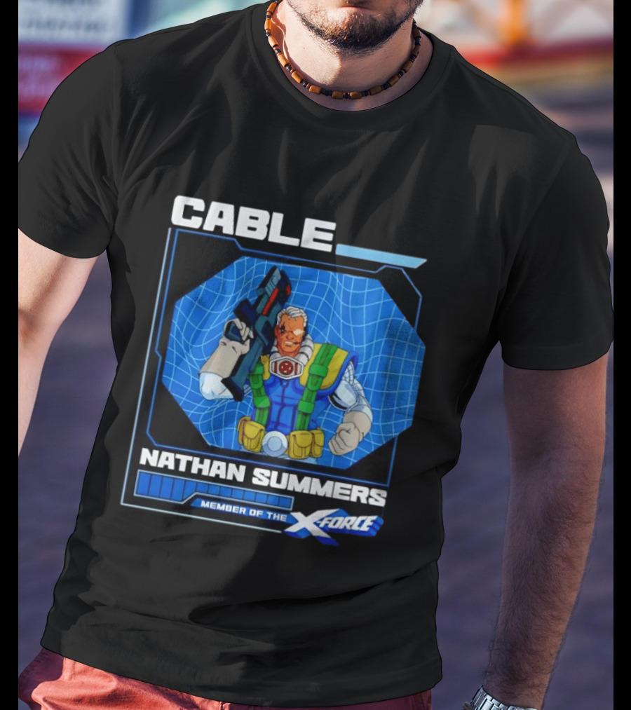 Cable Nathan Summers Member Of The X Force Marvel Comics T-Shirt