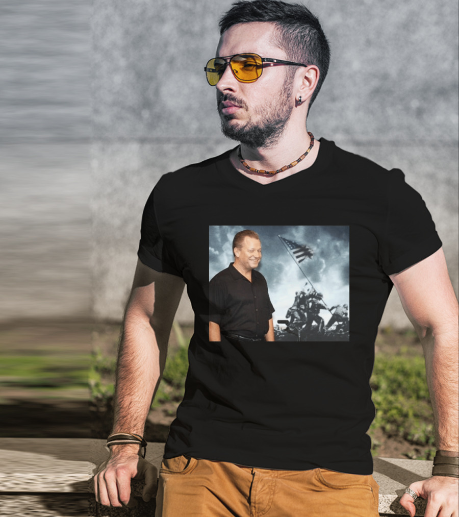 James Bradley Flags Of Our Fathers Iconic Image T-Shirt