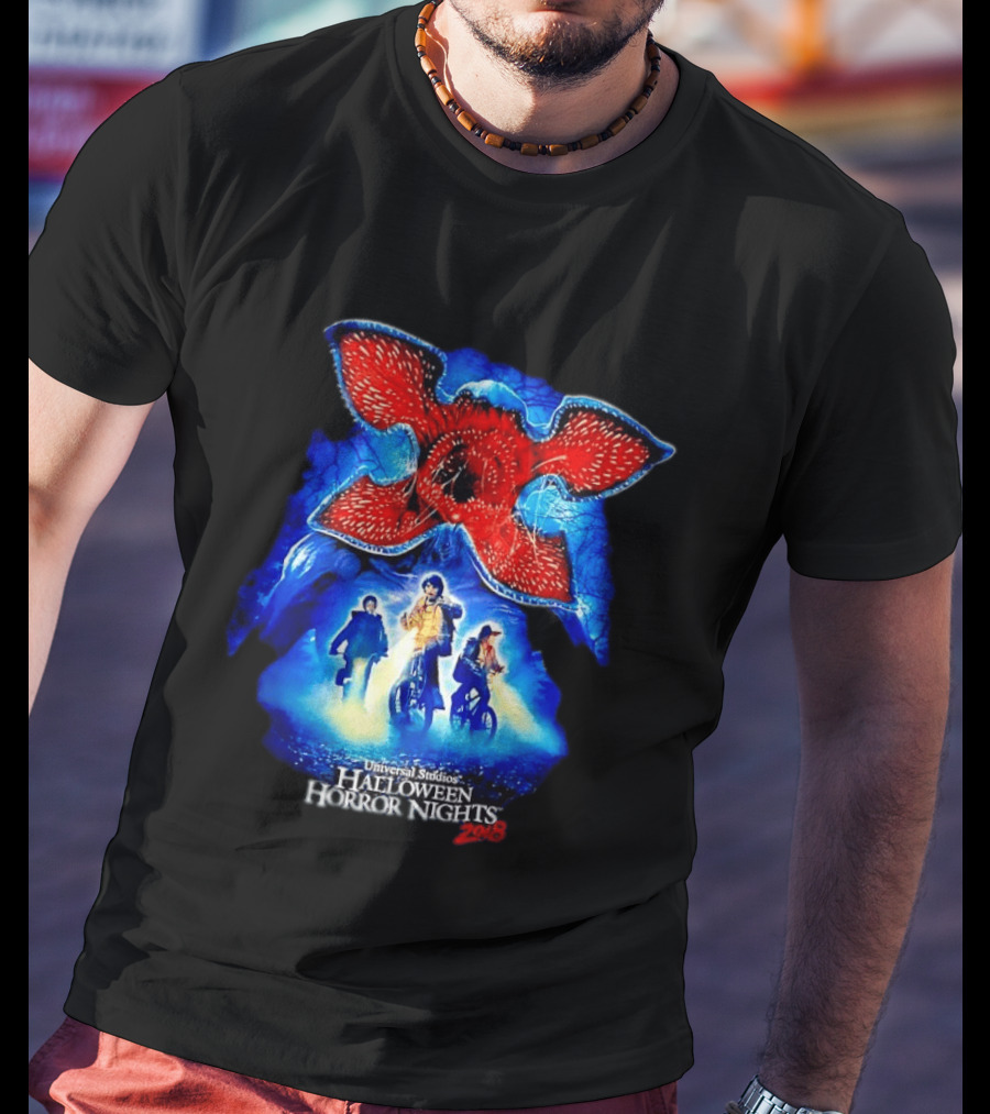 Demogorgon Stranger Things Universal Studios Halloween Horror Nights 2018 T-Shirt