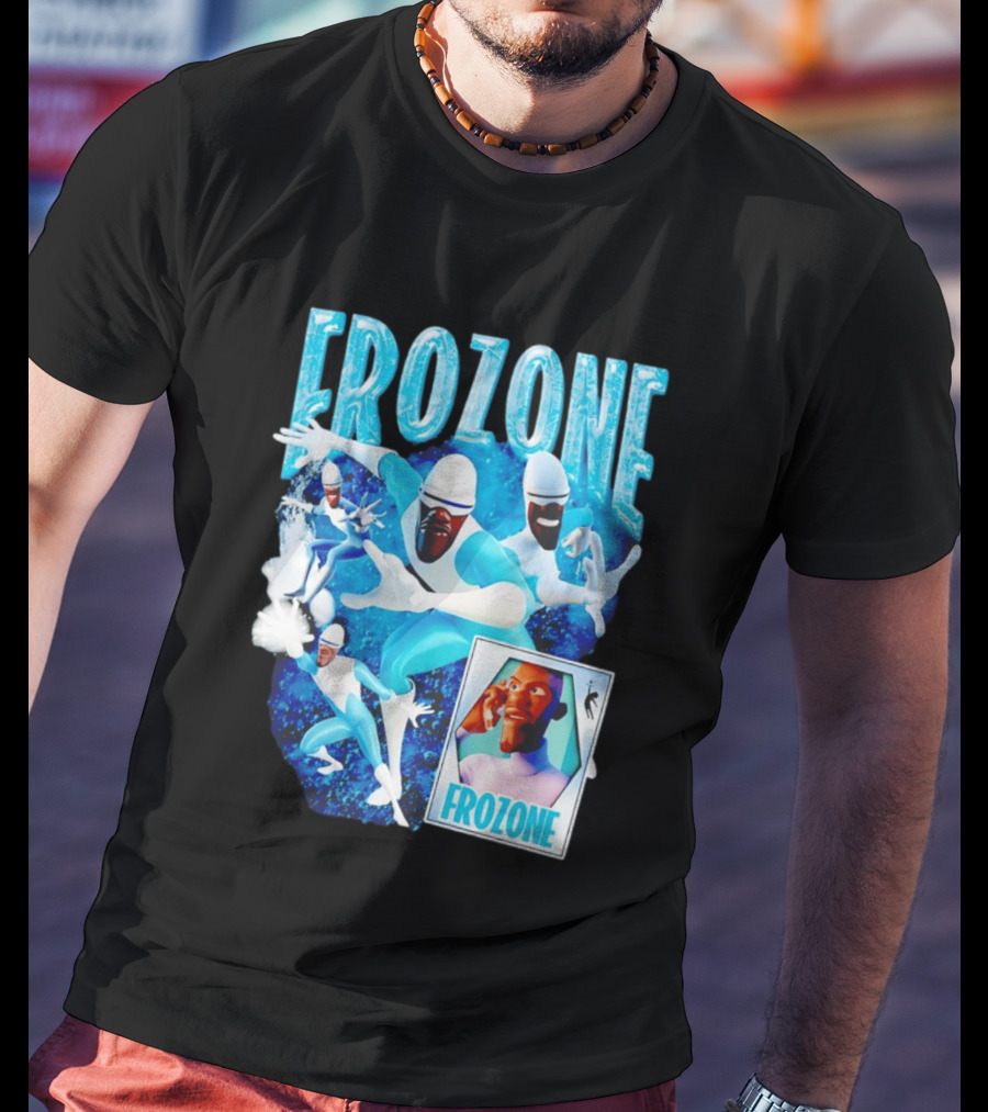 Frozone The Incredibles Disney Movie T-Shirt