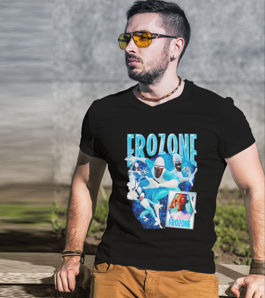 Frozone The Incredibles Disney Movie T-Shirt