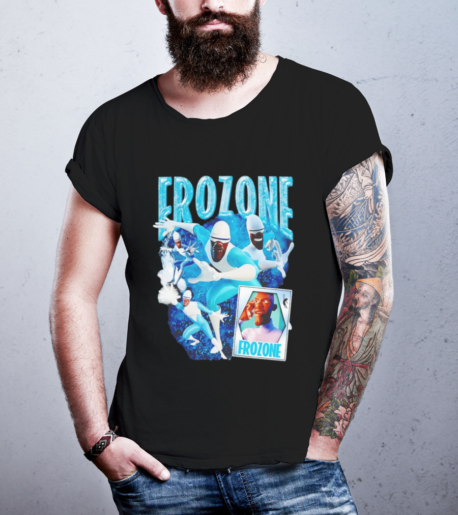 Frozone The Incredibles Disney Movie T-Shirt