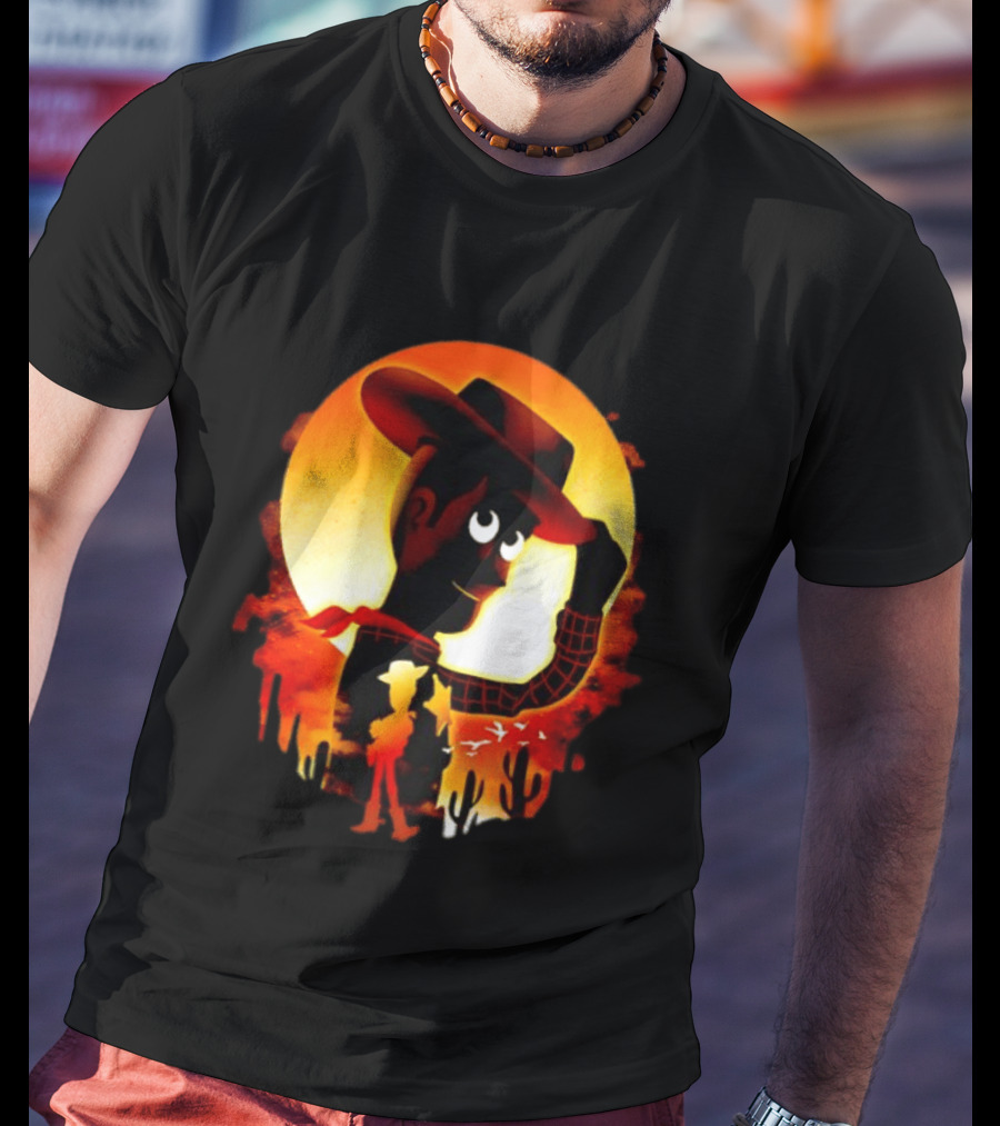 Sheriff Woody Pixar Toy Story Sunset Cowboy T-Shirt