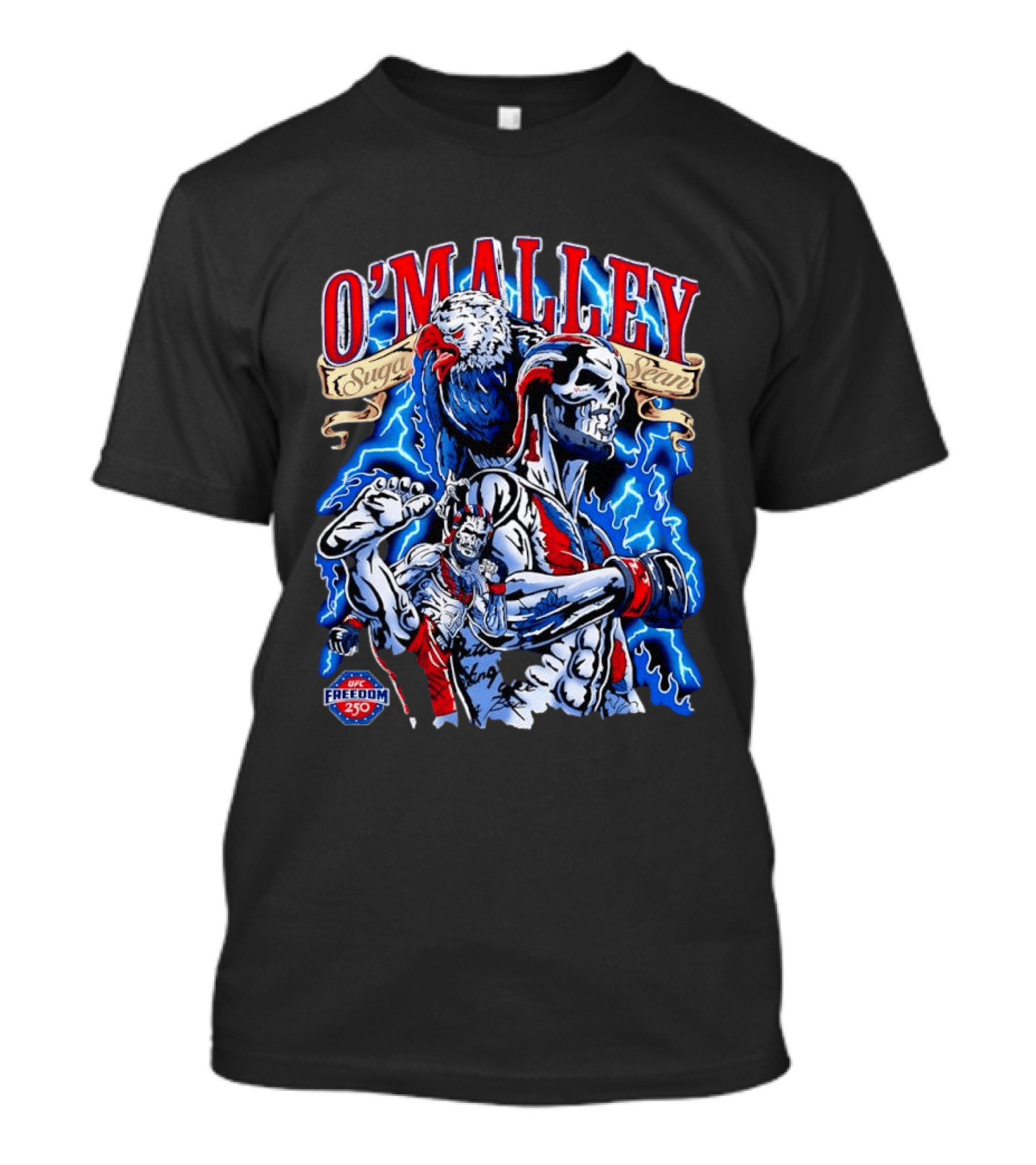 Sean O Malley Suga UFC 250 Freedom Eagle Lightning Fighting T-Shirt