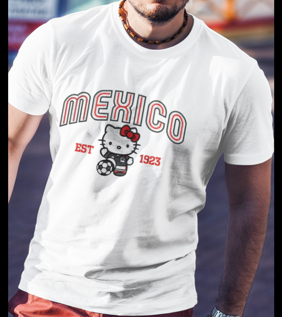 Mexico Est 1923 Hello Kitty Football Team T-Shirt