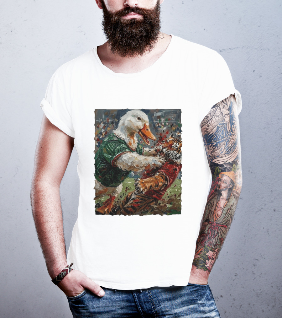 Oregon Ducks Auburn Tigers Football Rivalry Clash T-Shirt