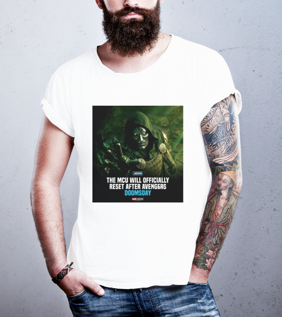 Avengers Doomsday MCU Reset Announcement Super Universe News T-Shirt