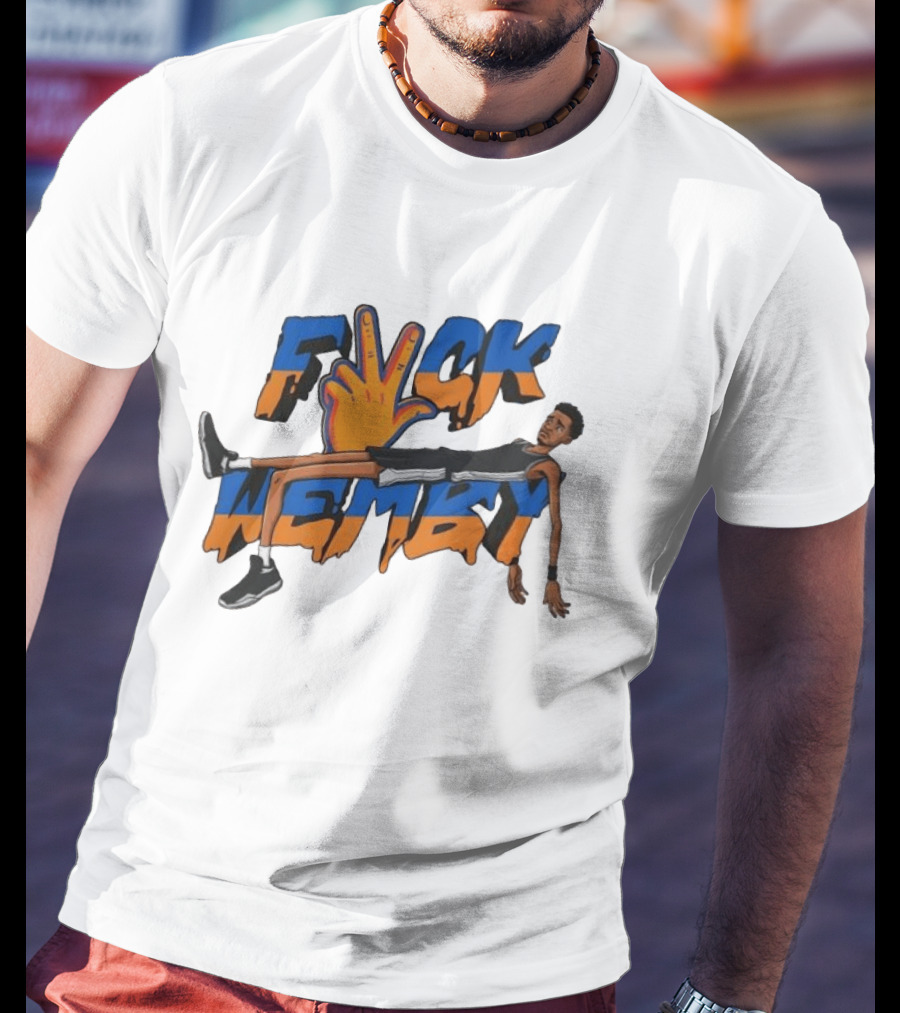 Victor Wembanyama Spurs Fvck Wemby Basketball Artistry T-Shirt