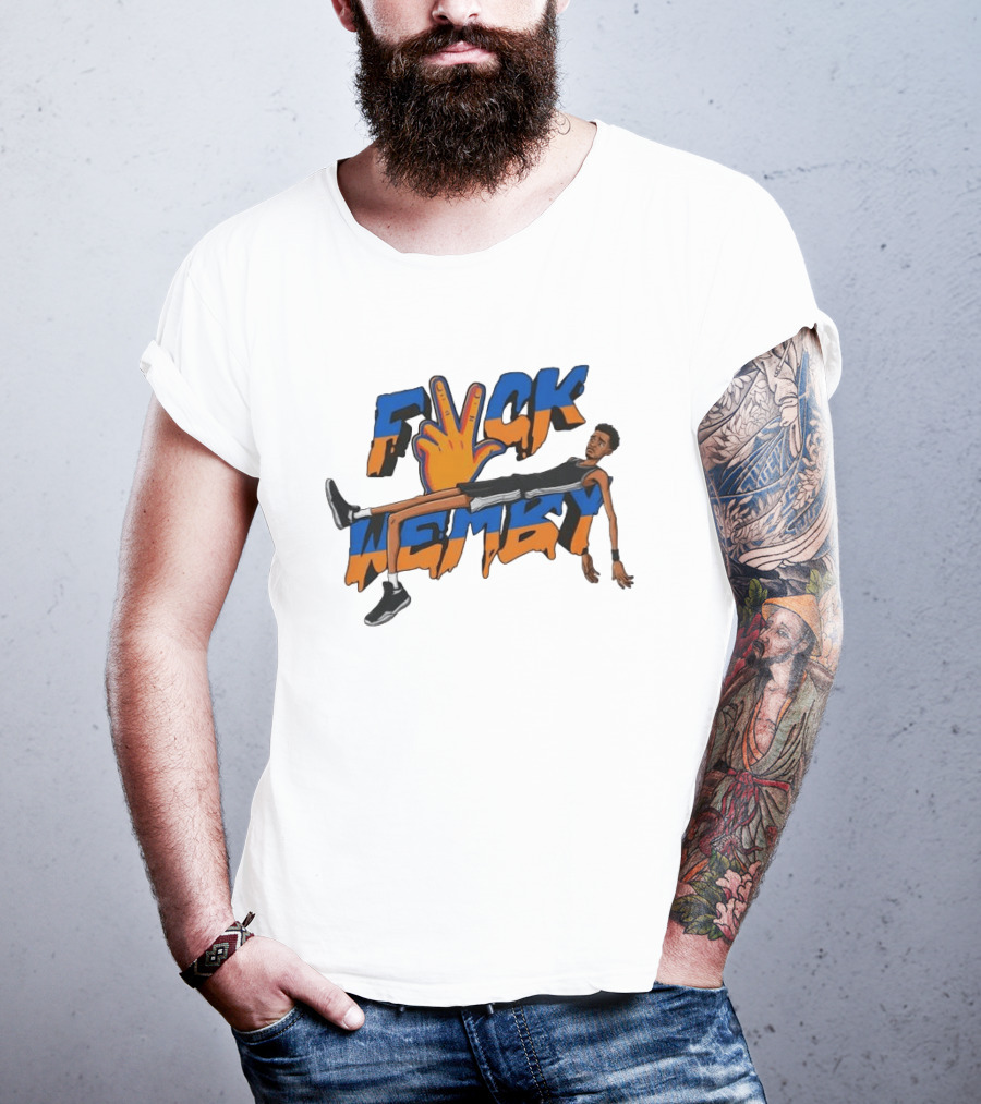 Victor Wembanyama Spurs Fvck Wemby Basketball Artistry T-Shirt