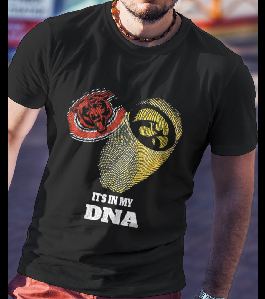 Chicago Bears Iowa Hawkeyes It's In My DNA T-Shirt