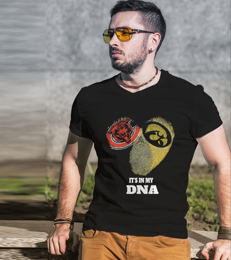 Chicago Bears Iowa Hawkeyes It's In My DNA T-Shirt