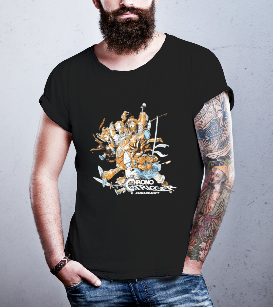 Crono Marle Lucca Robo Frog Ayla Magus Chrono Trigger Squaresoft Characters T-Shirt