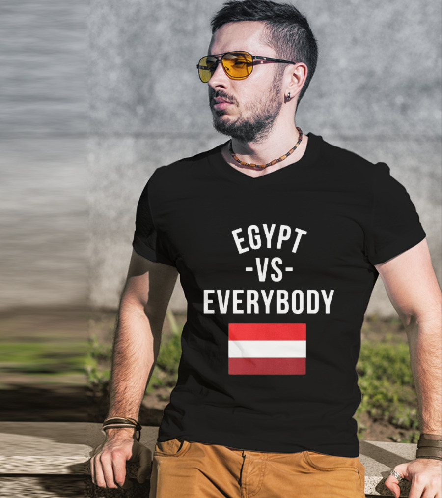 Egypt Vs Everybody Egyptian Pride Flag T-Shirt