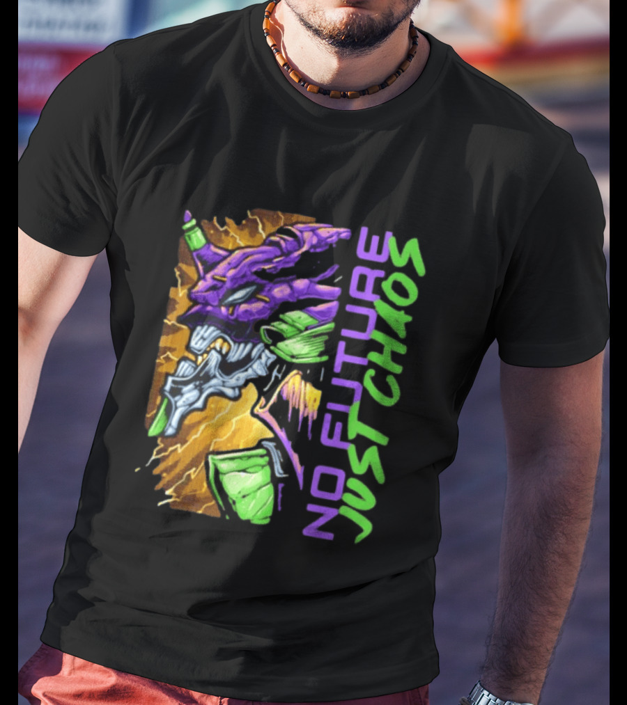 Evangelion Unit 01 No Future Just Chaos Neon Genesis Evangelion T-Shirt