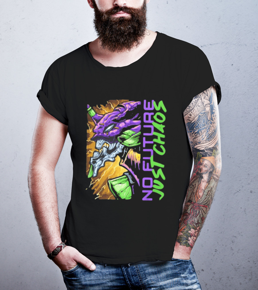 Evangelion Unit 01 No Future Just Chaos Neon Genesis Evangelion T-Shirt
