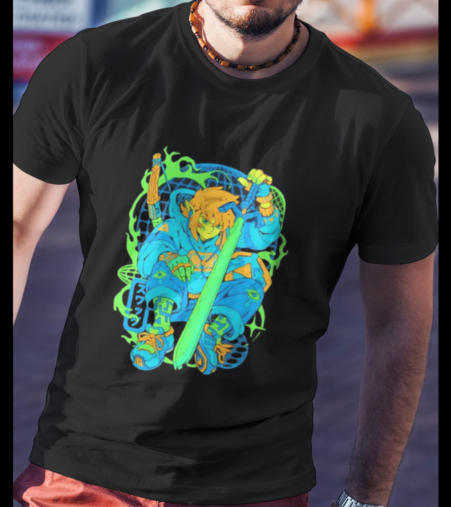 Link Legend Of Zelda Hylian Hero Swag Master Sword Streetwear Men's T-Shirt