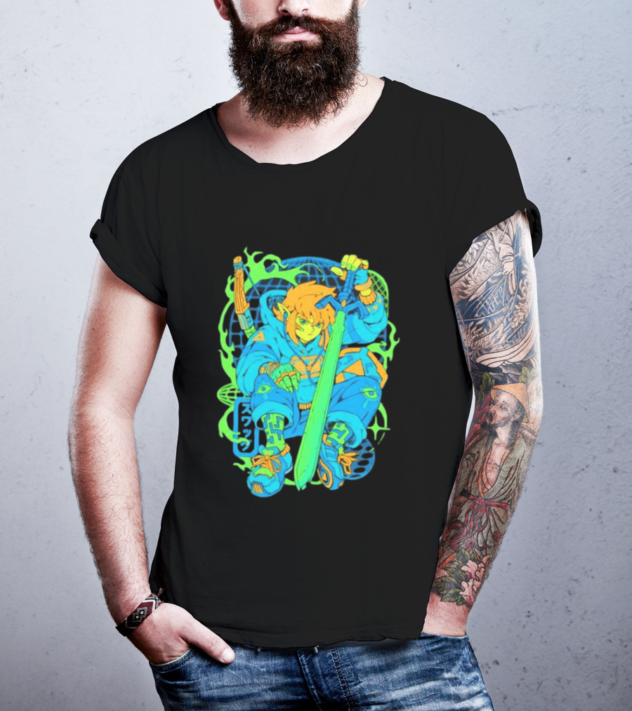 Link Legend Of Zelda Hylian Hero Swag Master Sword Streetwear Men's T-Shirt