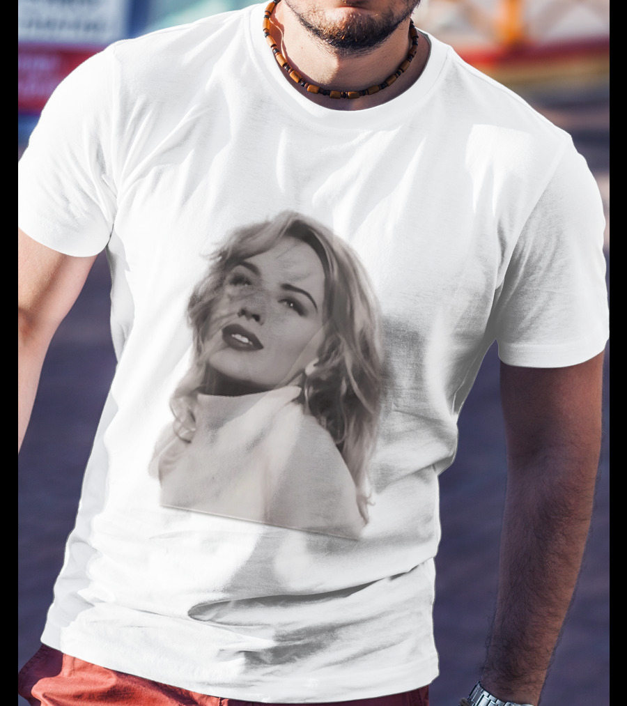 Kylie Minogue Iconic Music Star Portrait Vintage Aesthetic T-Shirt