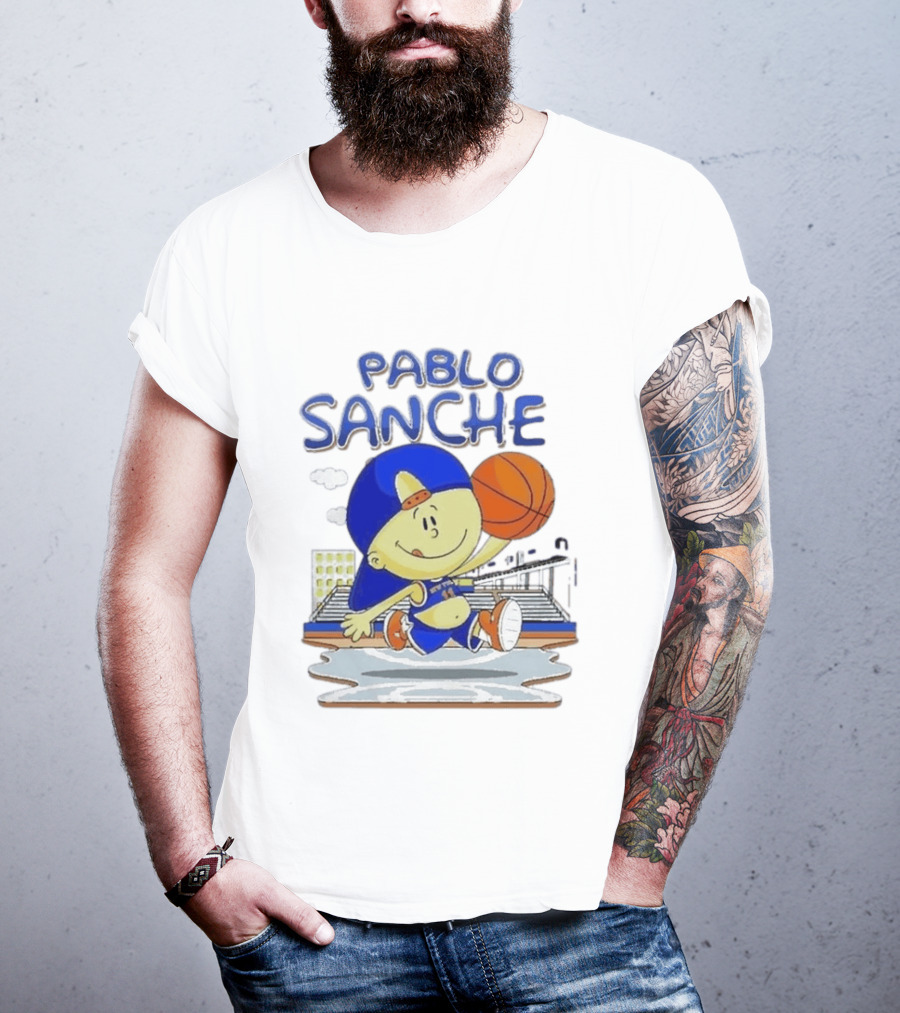 Pablo Sanchez Secret Weapon New York Basketball Court Playground Kid T-Shirt