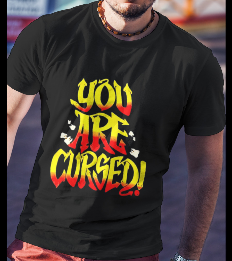 Danhausen You Are Cursed Bold Graffiti T-Shirt