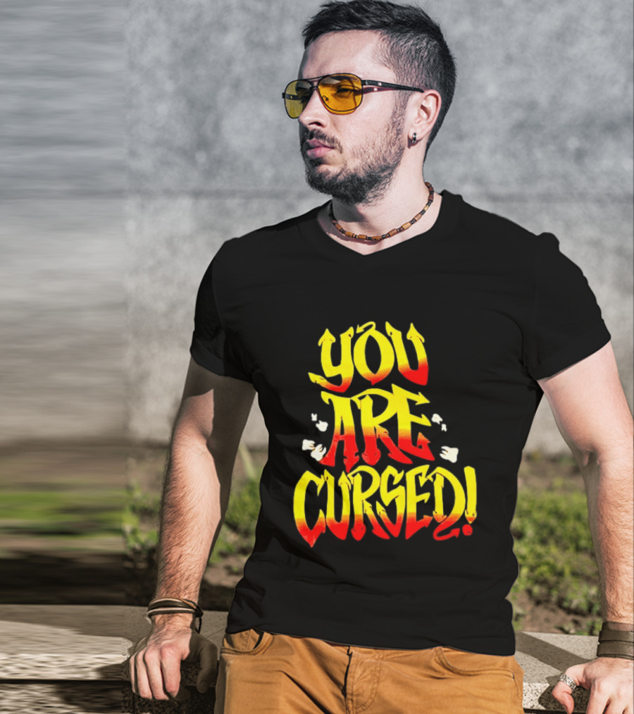 Danhausen You Are Cursed Bold Graffiti T-Shirt