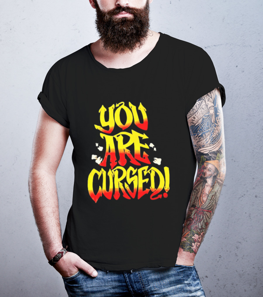 Danhausen You Are Cursed Bold Graffiti T-Shirt