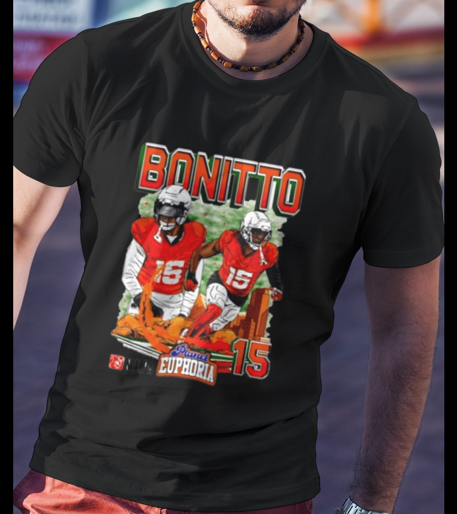 BONITTO 15 NFLPA Planet Euphoria Denver Skyline T-Shirt