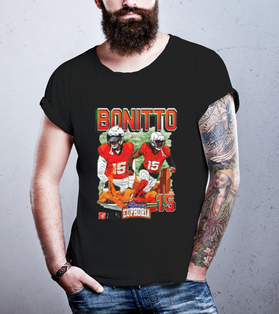BONITTO 15 NFLPA Planet Euphoria Denver Skyline T-Shirt