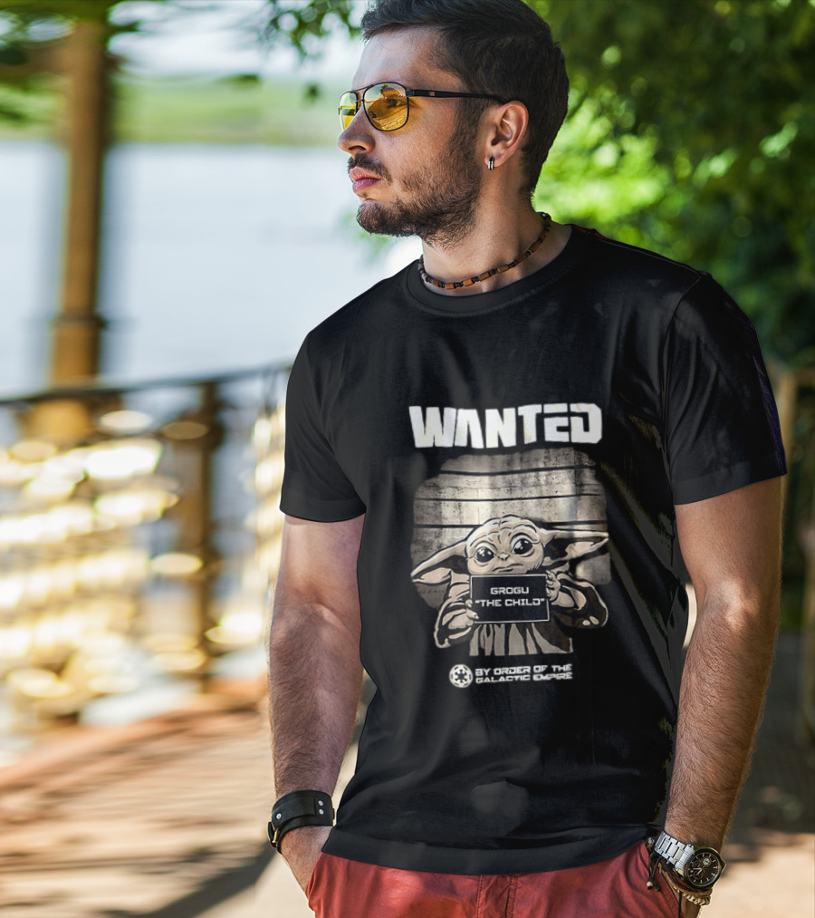 Wanted Grogu The Child By Order Of The Galactic Empire The Mandalorian T-Shirt